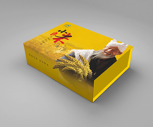 陕北小米礼盒包装